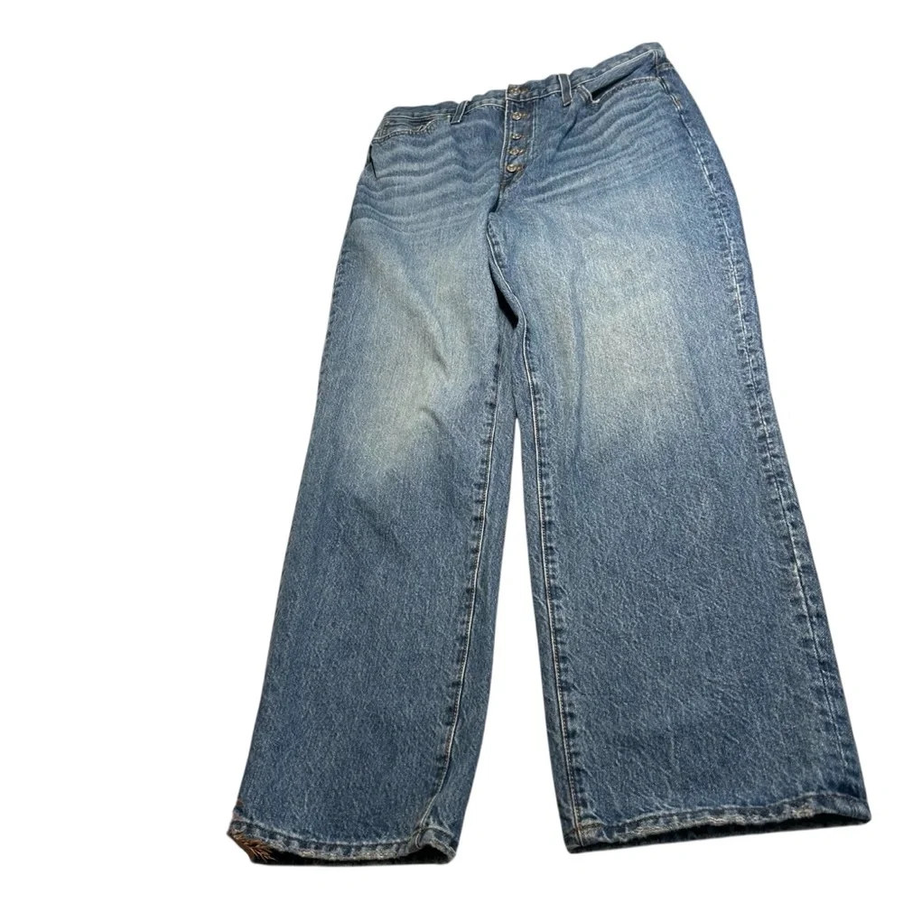 Madewell The Perfect Vintage High Waist Straight Jeans Sz 31 - Picture 4 of 13